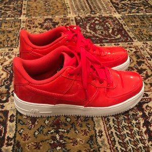 Women’s Hot Pink Nike Air Force 1 AF1 Sneakers 8